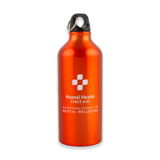 MHFA Orange Water Bottle