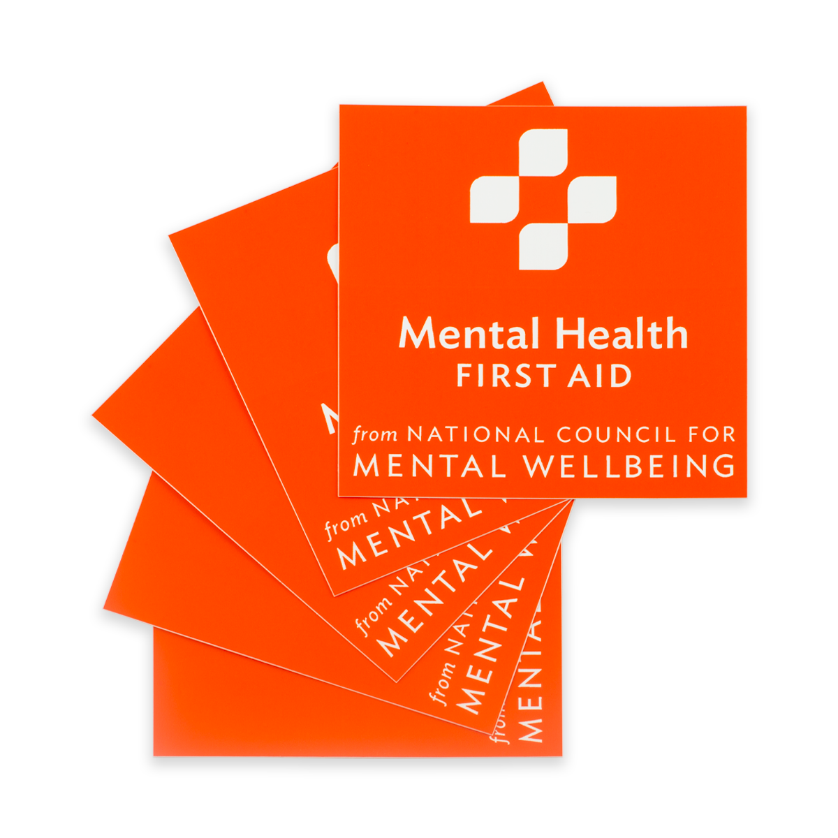 Mental Health First Aid Logo Sticker (15-pack)