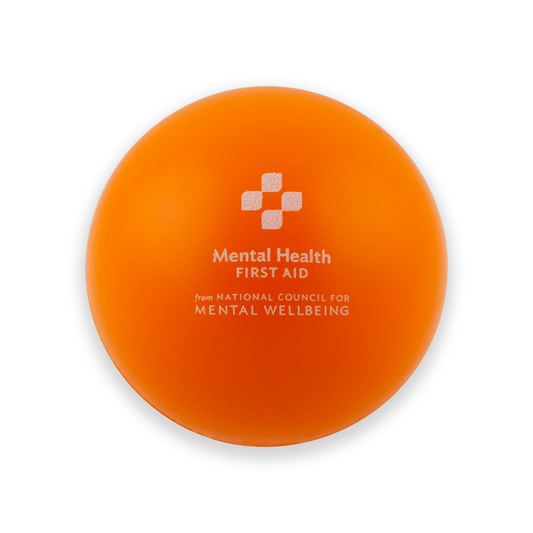 MHFA Orange Stress Ball