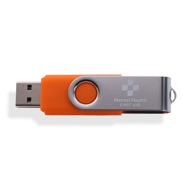 Mental Health First Aid Logo Flash Drive