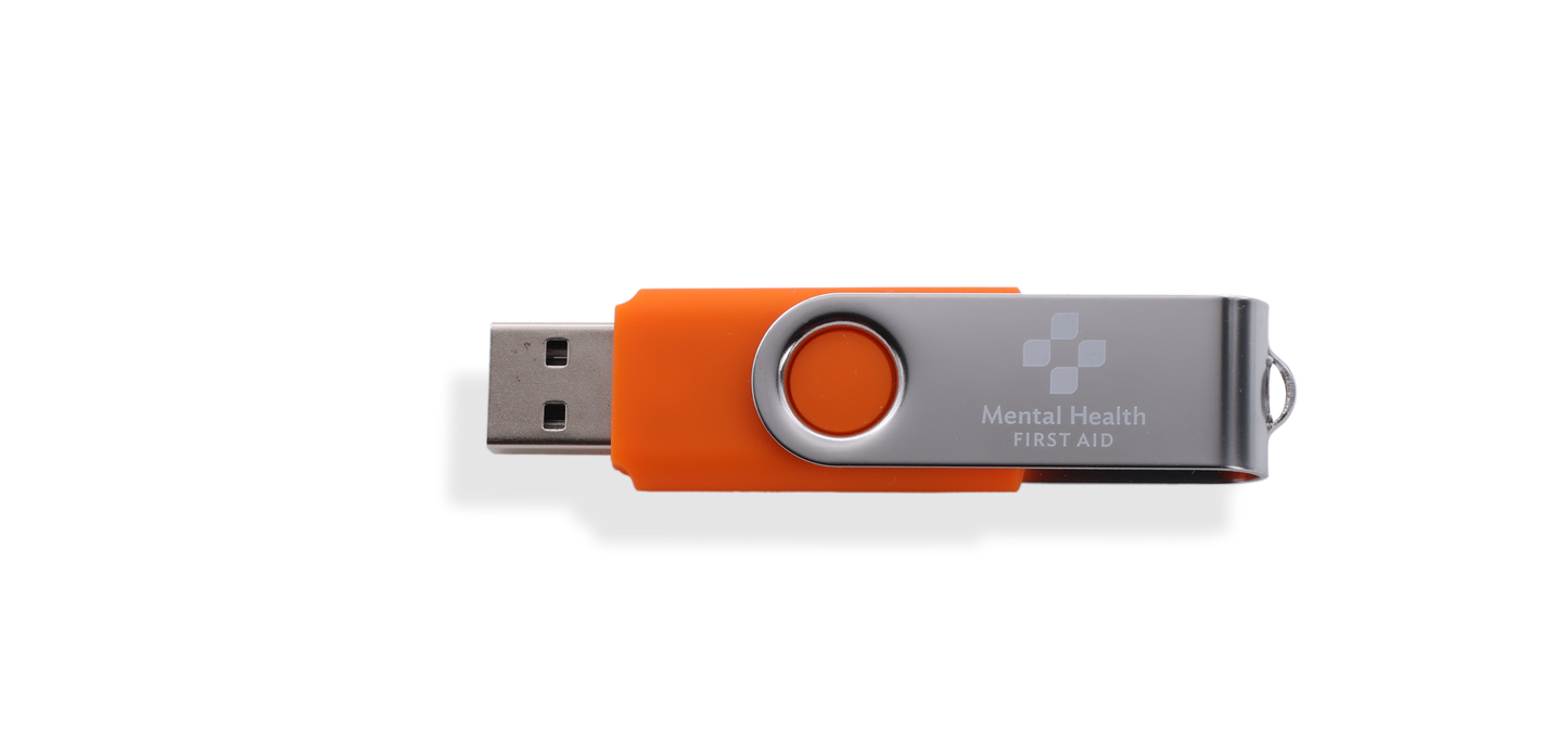 Mental Health First Aid Logo Flash Drive