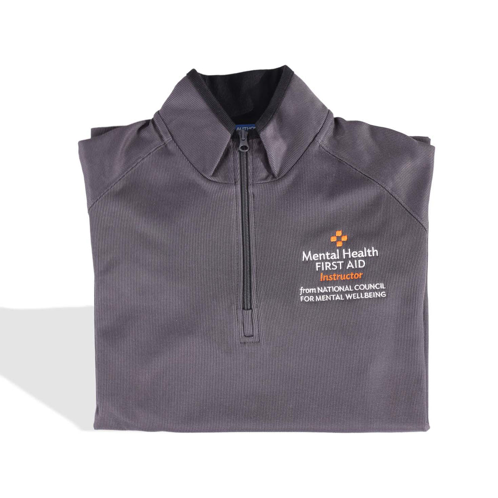 Mental Health First Aid Logo Quarter-Zip Pullover