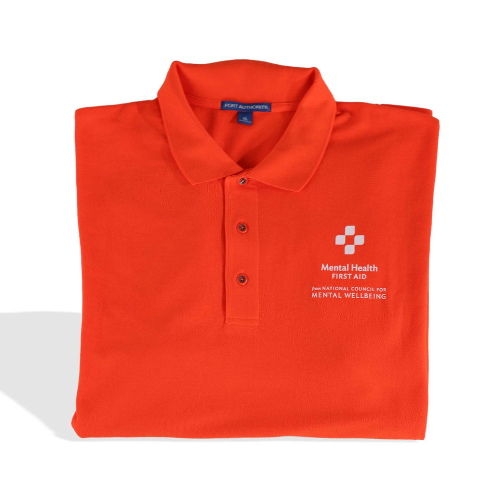 Mental Health First Aid Logo Polo Shirt