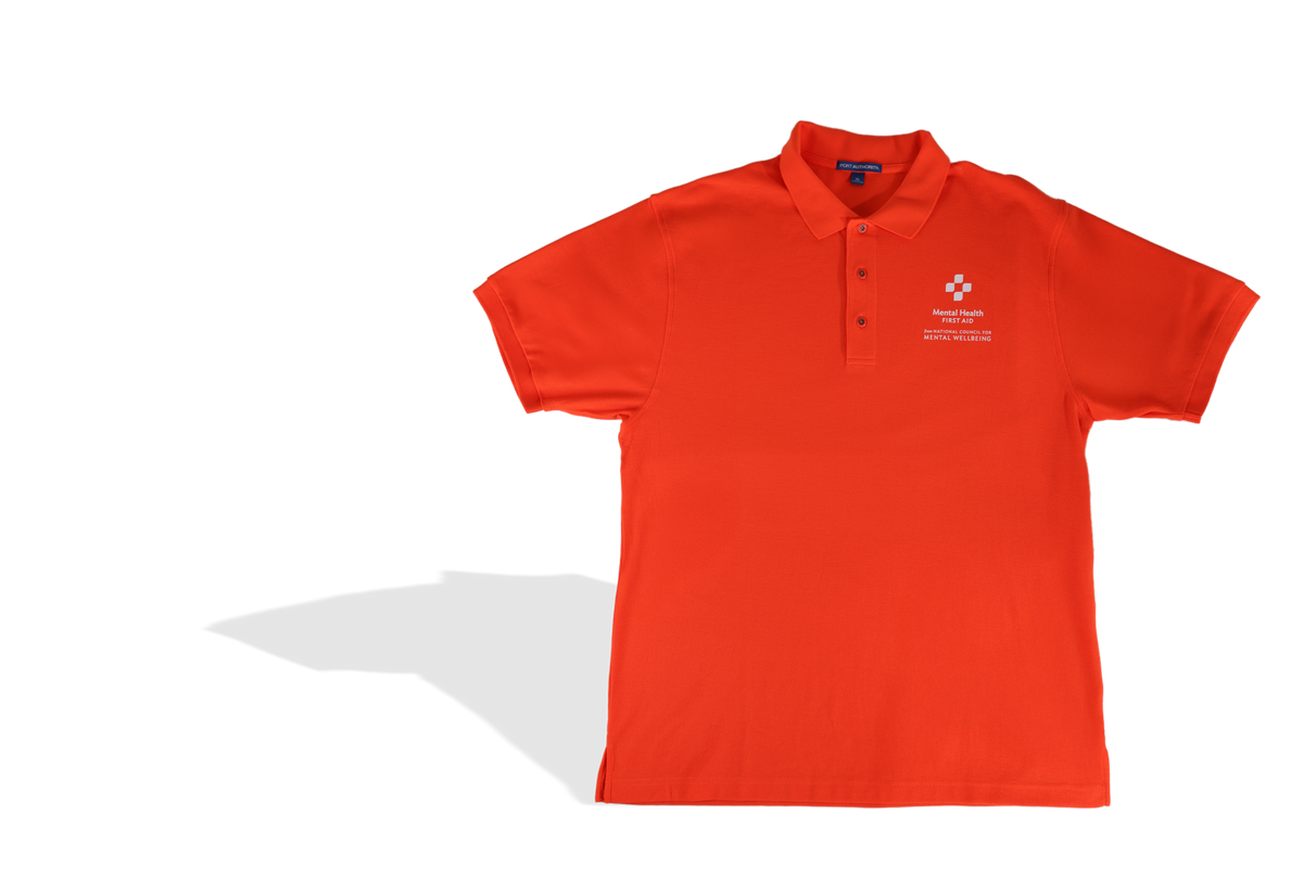 Humana Merch MHFA Short Sleeve Polo Shirt – Mental Health First Aid USA