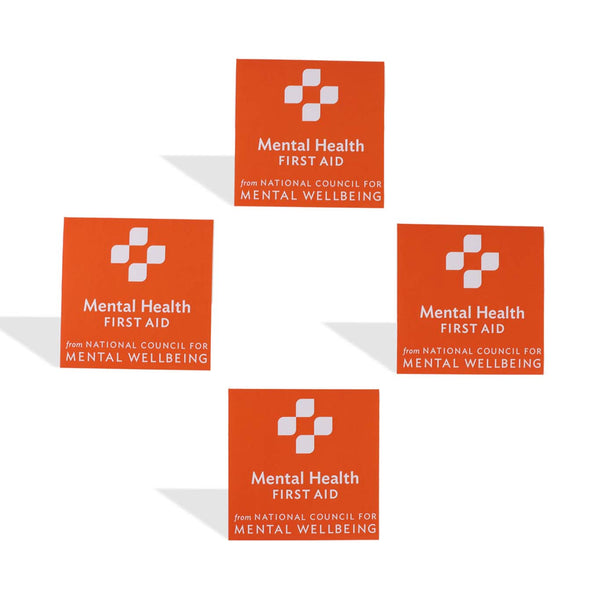Mental Health First Aid Logo Sticker (15-Pack)