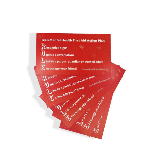 Know Your ROLE: Teen MHFA Version 2.0 Wallet Card