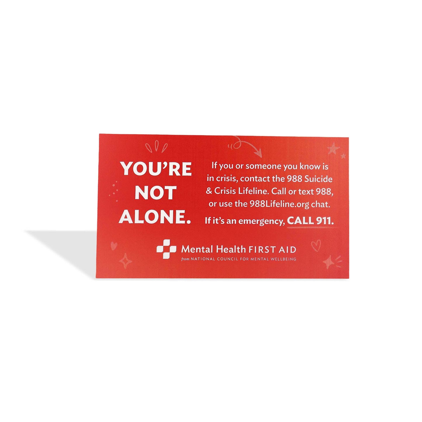 Know Your ROLE: Teen MHFA Version 2.0 Wallet Card