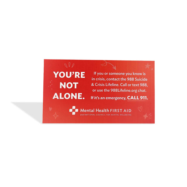 Know Your ROLE: Teen MHFA Version 2.0 Wallet Card