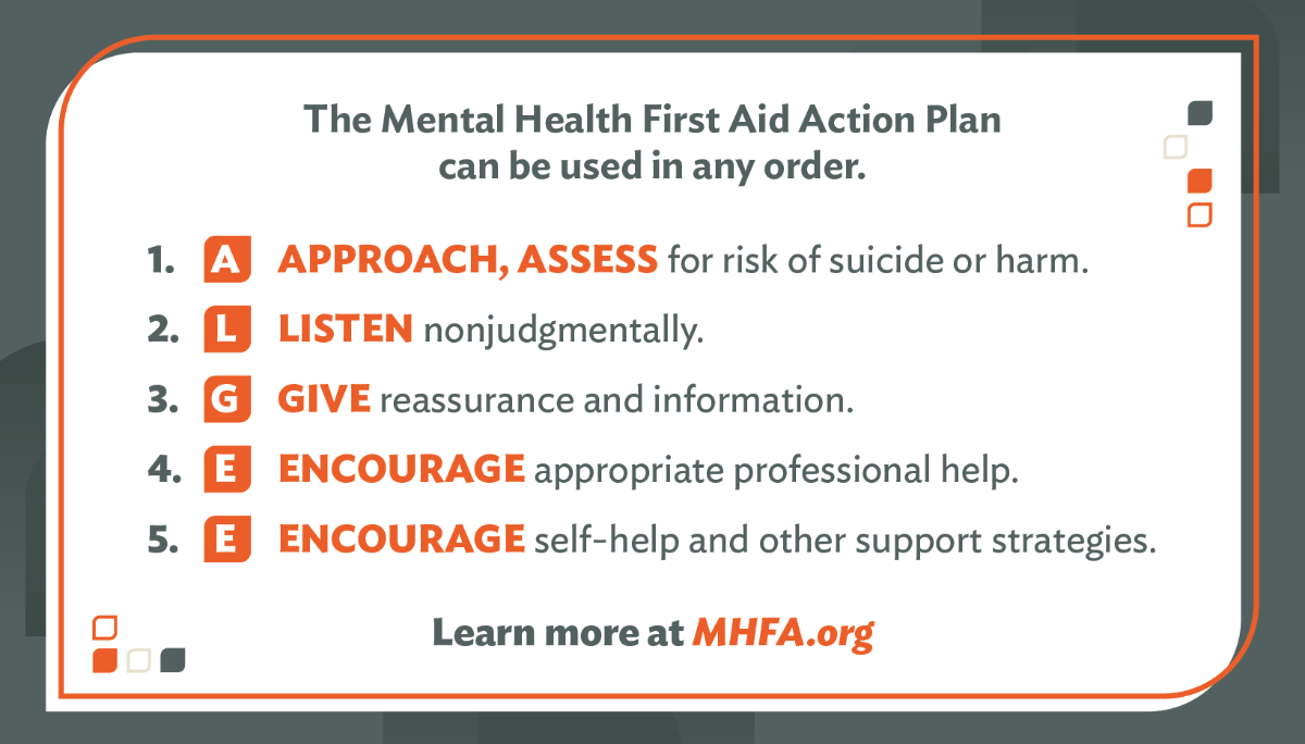 Mhfa Action Plan Wallet Card Mental Health First Aid Usa 3090