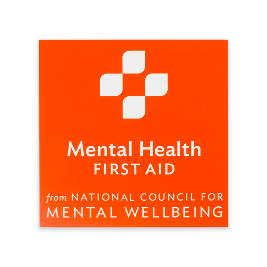 Mental Health First Aid Logo Sticker (15-pack)